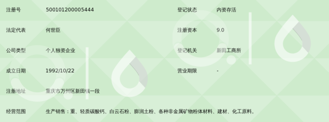 重慶市萬州區聯鑫化工廠